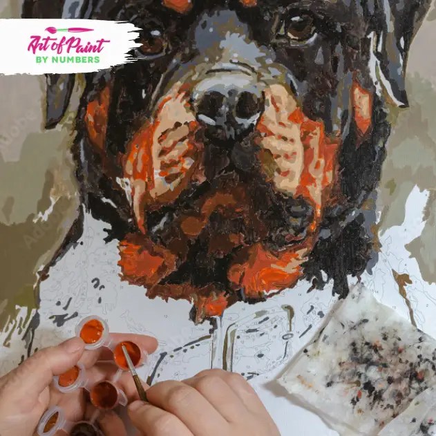 Custom Pet Paint By Number Art Of Paint By Numbers