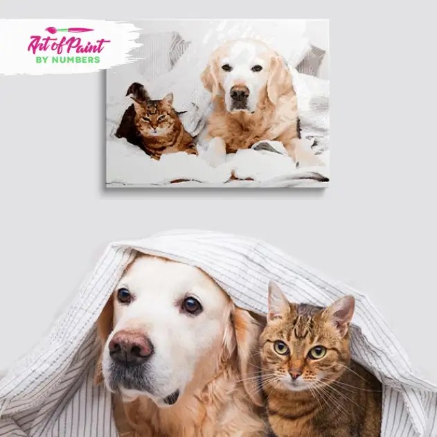 Custom Pet Paint By Number Art Of Paint By Numbers