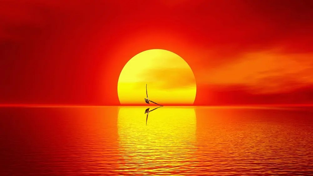 Rising Sun Painting Art Of Paint By Numbers