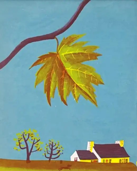 Maple Leaf Painting Art Of Paint By Numbers