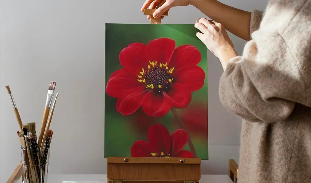 How To Paint Flowers With Paint By Numbers?