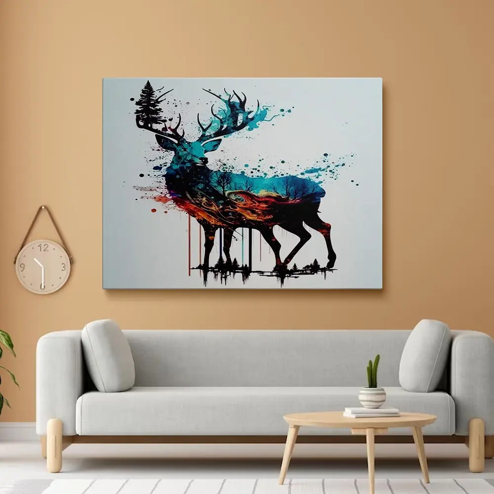 Dog Watercolor Painting Art Of Paint By Numbers