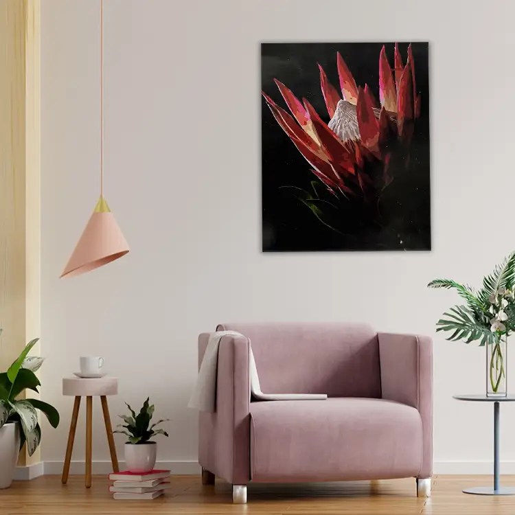 Protea Painting Art Of Paint By Numbers