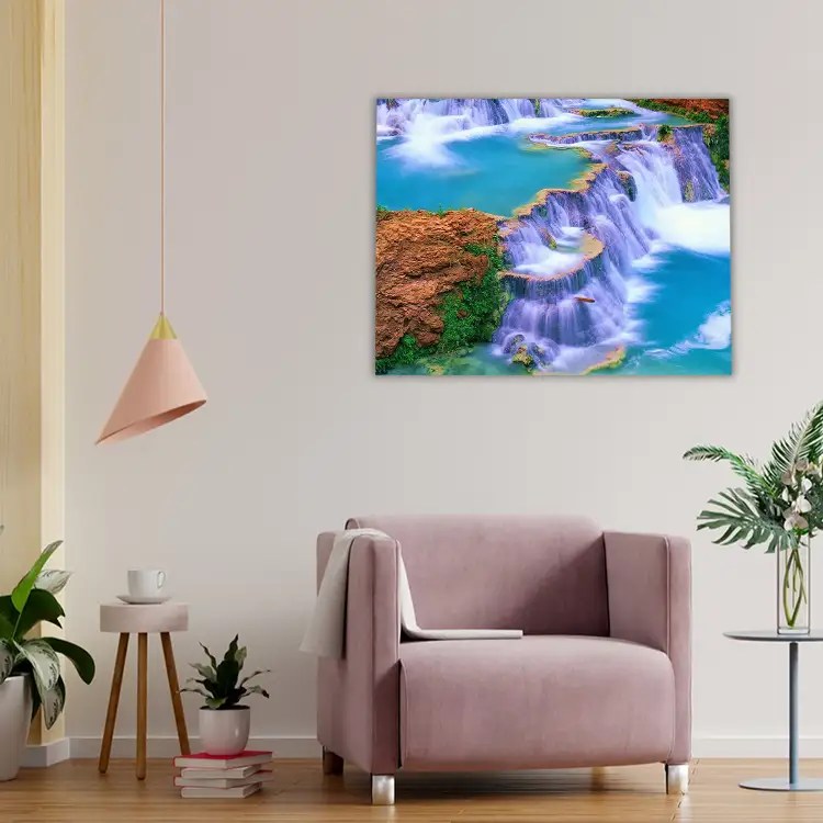 Magical Waterfalls Painting Art Of Paint By Numbers