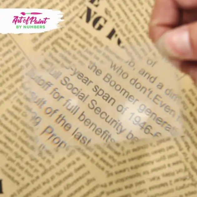 Magnifying Glass For Painting Art Of Paint By Numbers