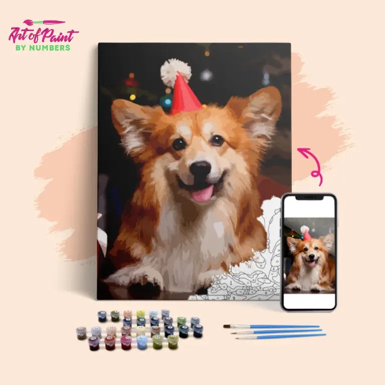 Custom Pet Paint By Number Art Of Paint By Numbers