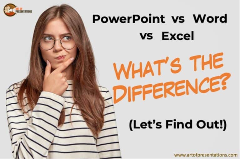 What is the Difference between PowerPoint, Word, and Excel? Art of