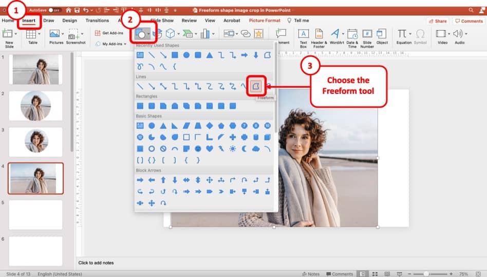 How to Crop a Picture in PowerPoint? [StepbyStep Guide!] Art of