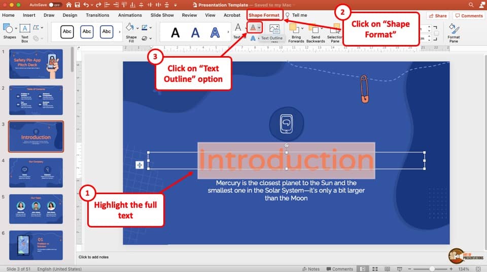 How to Outline Text in PowerPoint? [A Helpful Guide!] Art of