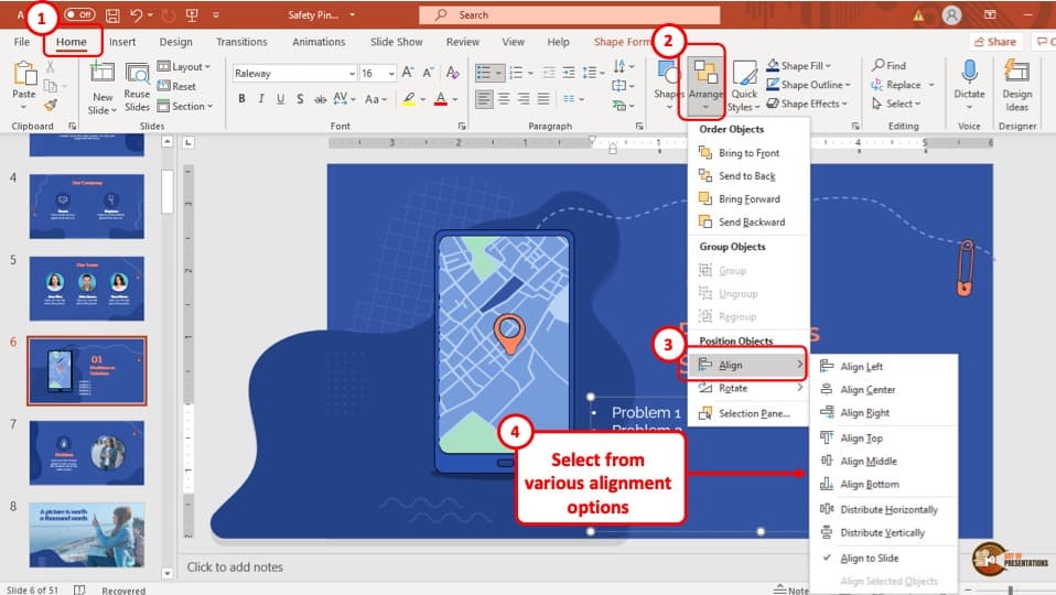 How to Align in PowerPoint? [A Comprehensive Guide!] Art of Presentations