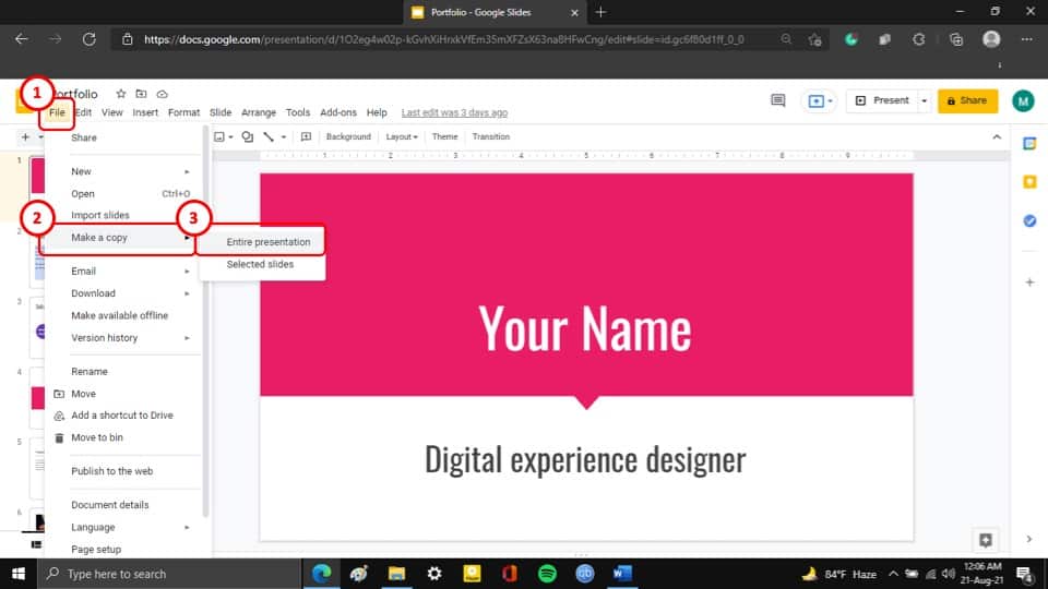 How to Make a Copy of Google Slides? [An EASY Tutorial!] Art of