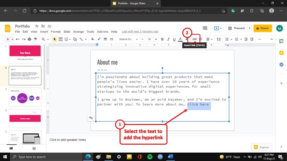 How to Hyperlink in Google Slides? [The Complete Tutorial!] Art of