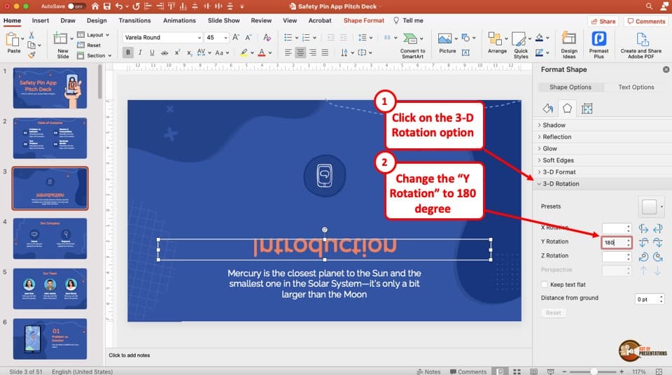 How to Rotate Text in PowerPoint? [A StepbyStep Guide!] Art of