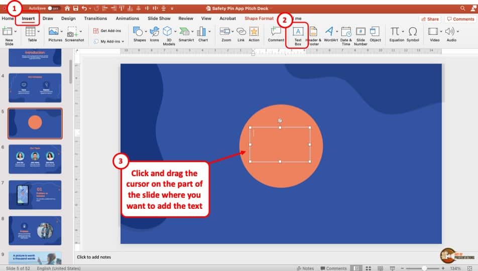 How to insert text box in powerpoint britishpasa