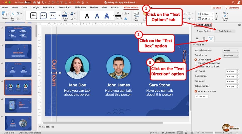 How to Rotate Text in PowerPoint? [A StepbyStep Guide!] Art of