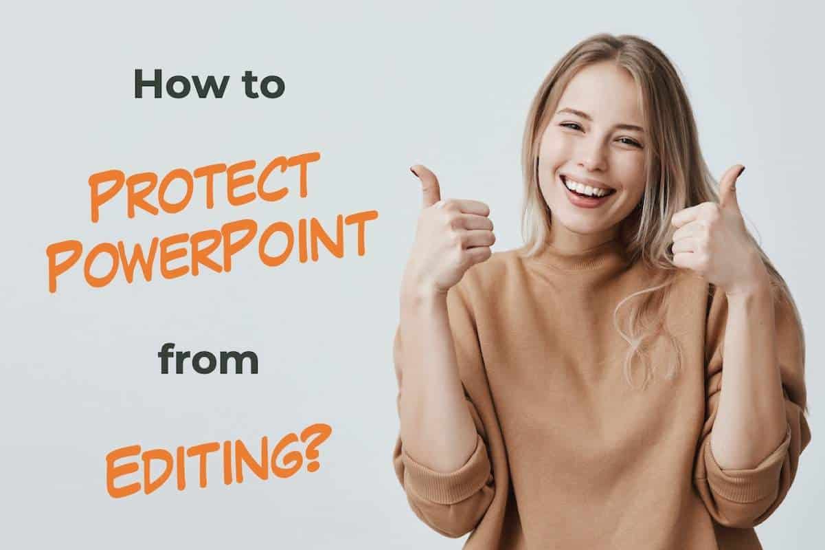 how to lock powerpoint for editing