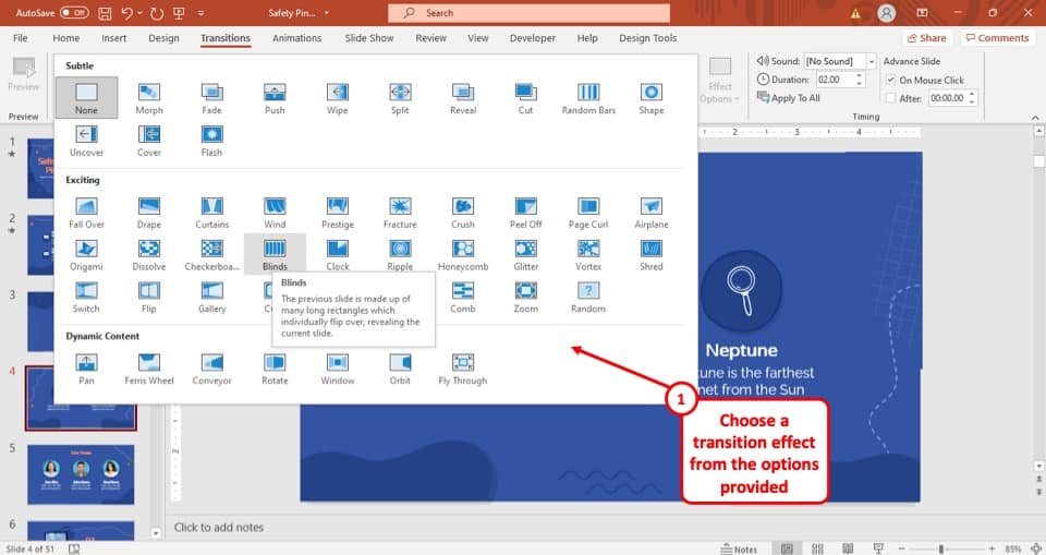Slide Transitions in PowerPoint [A Beginner’s Guide!] Art of