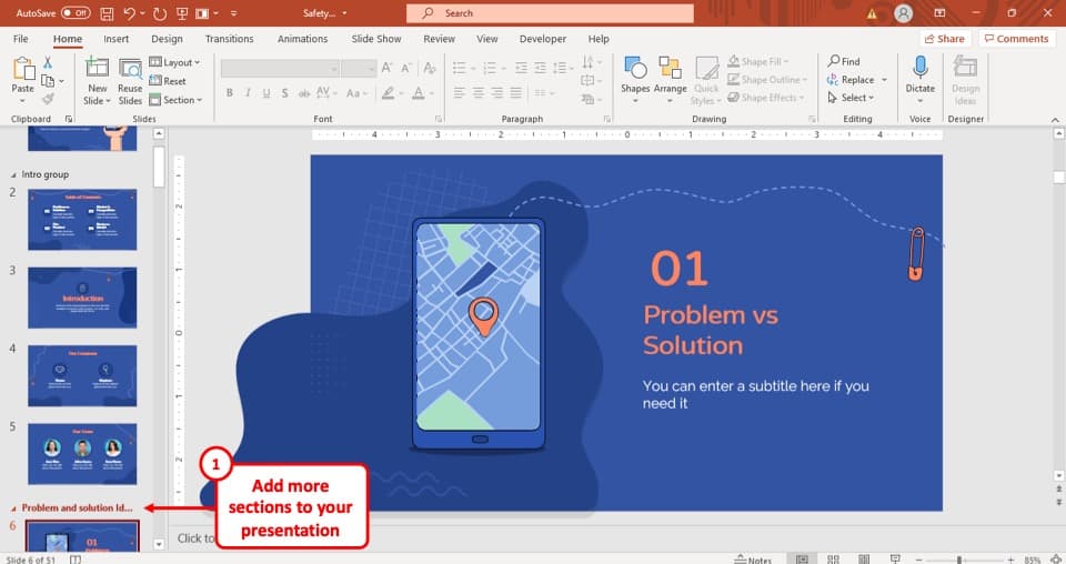 How to Add Section in PowerPoint? [And Why to Use them!] Art of