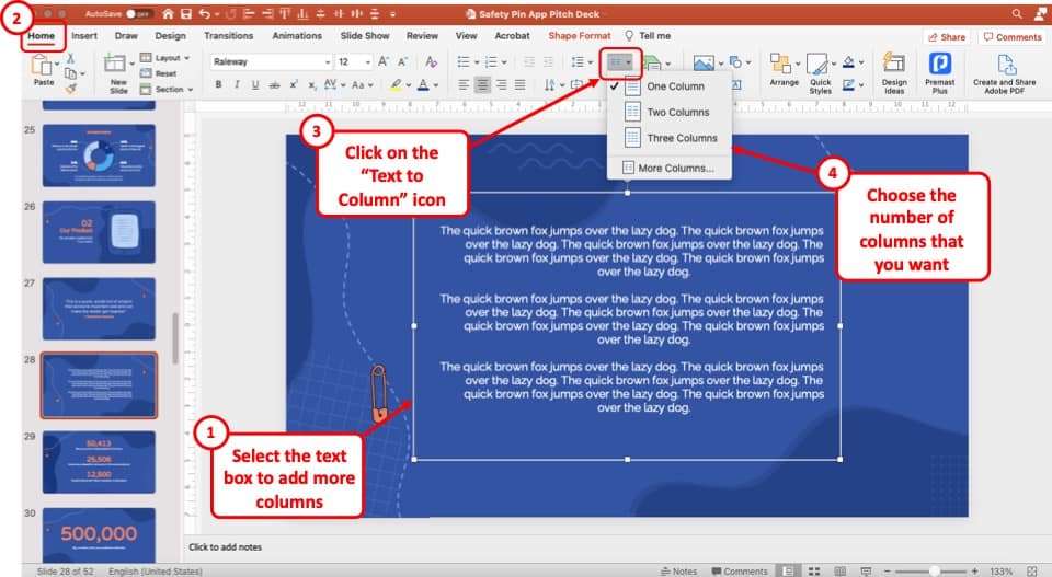 Add Text Columns in PowerPoint [Here’s How to Do It!] Art of