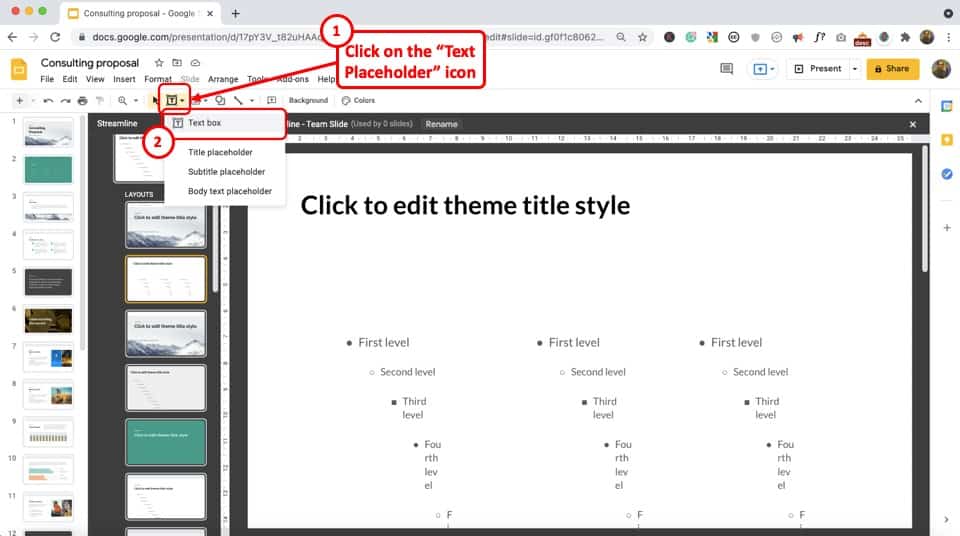 Powerpoint change size of text box not icon paglarge