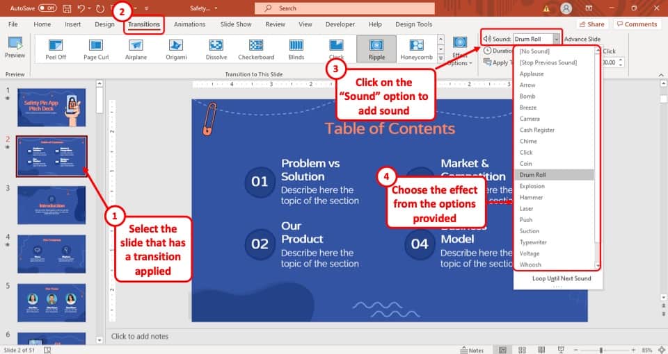 Slide Transitions in PowerPoint [A Beginner’s Guide!] Art of