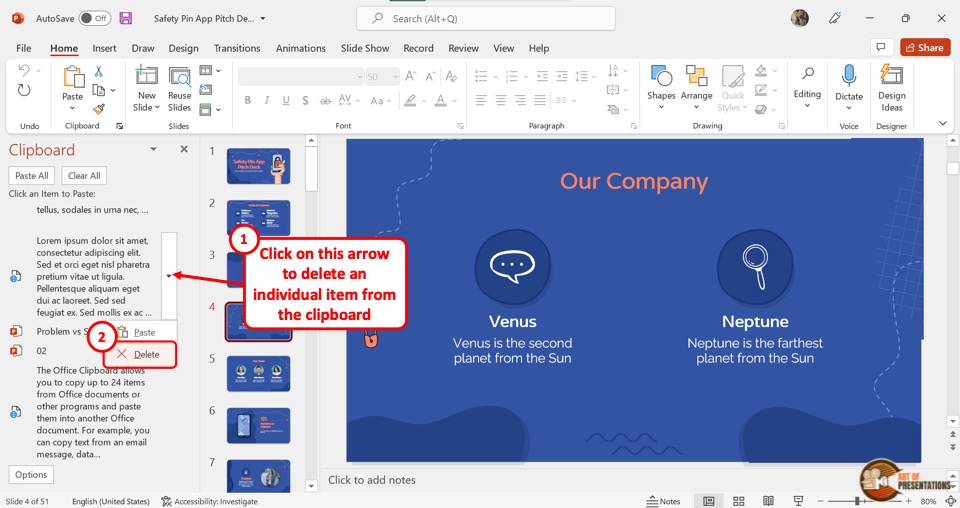 Clipboard in PowerPoint [How to Use it Correctly!] Art of Presentations