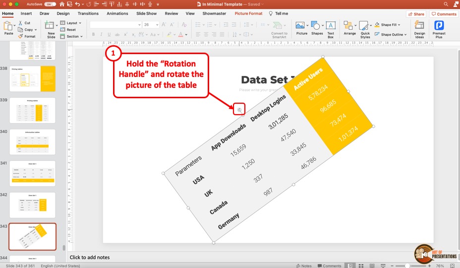How To Rotate Text Within Powerpoint Table