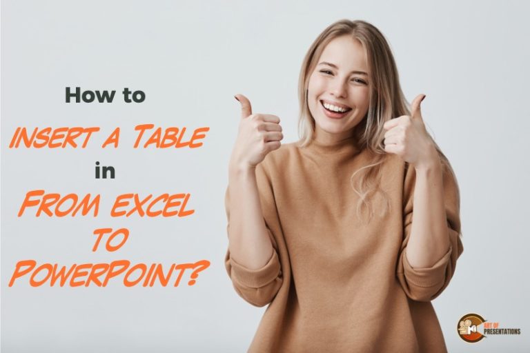 Insert a Table in PowerPoint from Excel? [StepbyStep!] Art of