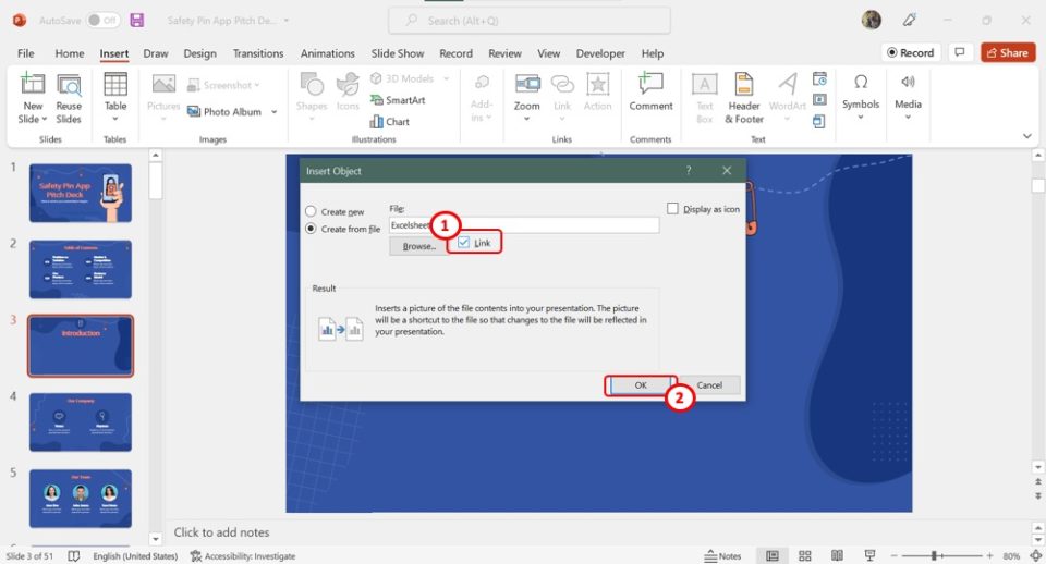 Insert a Table in PowerPoint from Excel? [StepbyStep!] Art of