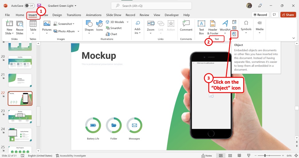 How To Insert An Excel Pivot Table Into Powerpoint Chart