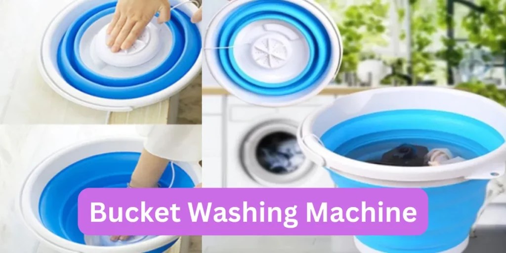 Efficient Bucket Washing Machines Save Water and Energy