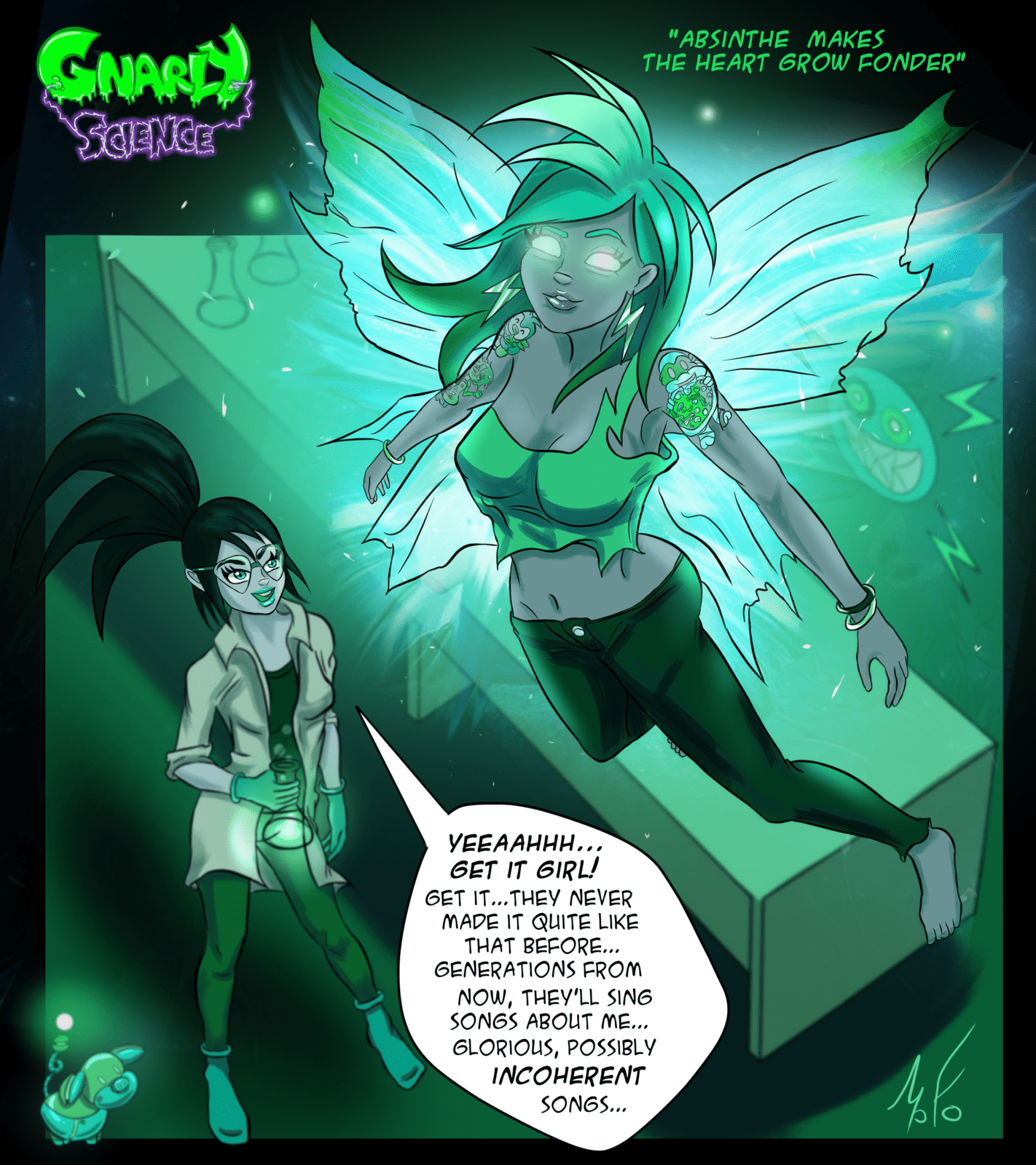 0absinthe2 ART OF Read series, meet creators, join as artists, publish!