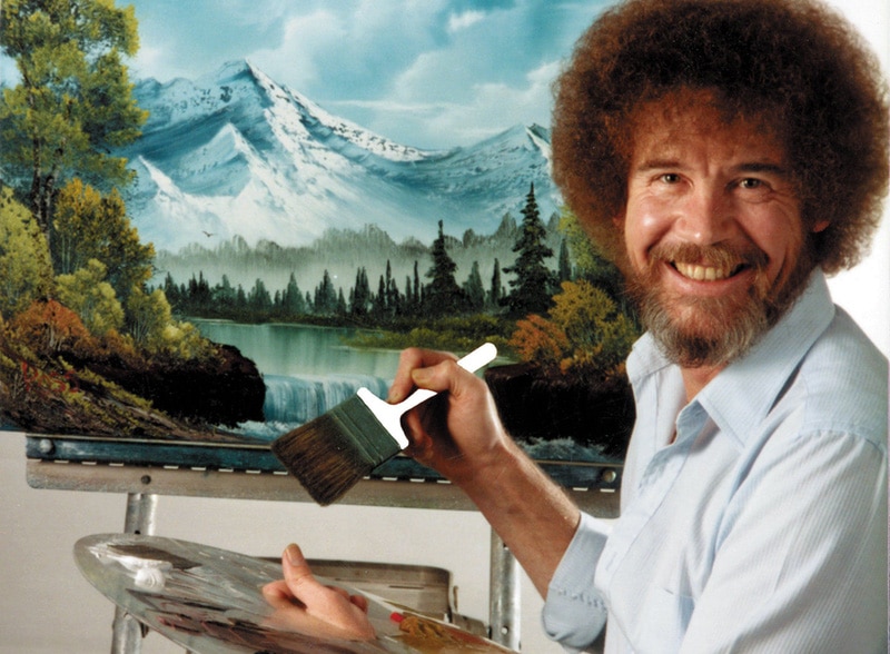 Bob Ross Classes Art on the Rocks