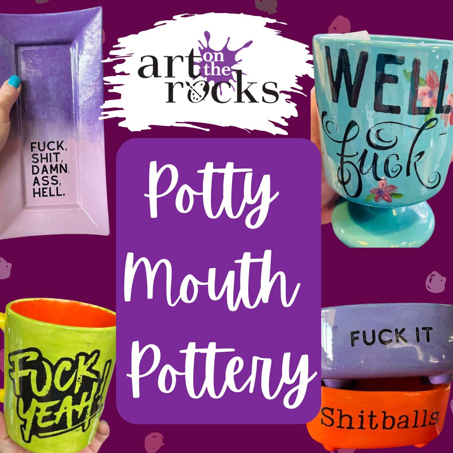 Potty Mouth Pottery *PAY FOR POTTERY AT EVENT* LEOMINSTER Art on