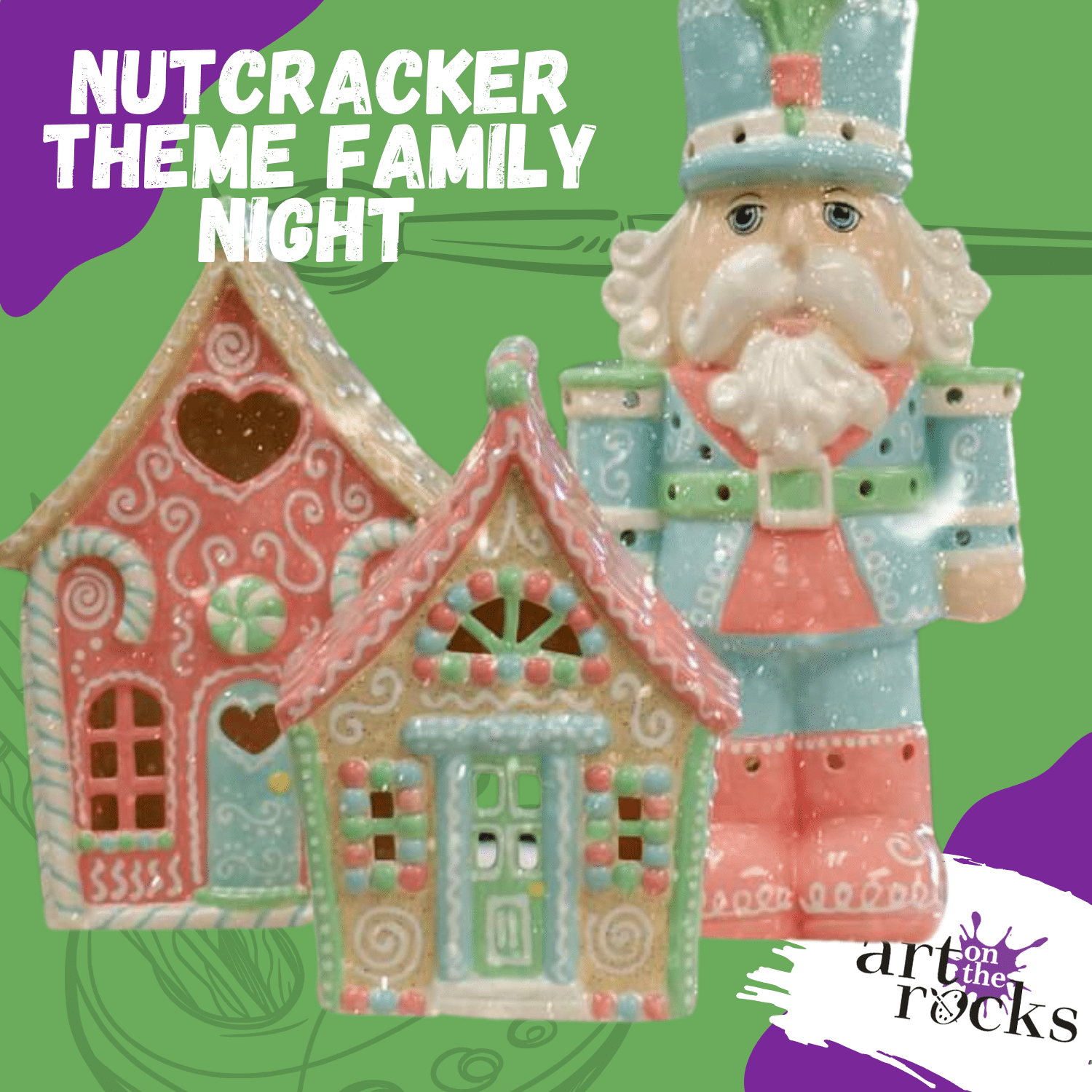 Nutcracker Ballet FAMILY NIGHT *PAY FOR POTTERY AT EVENT* LEOMINSTER