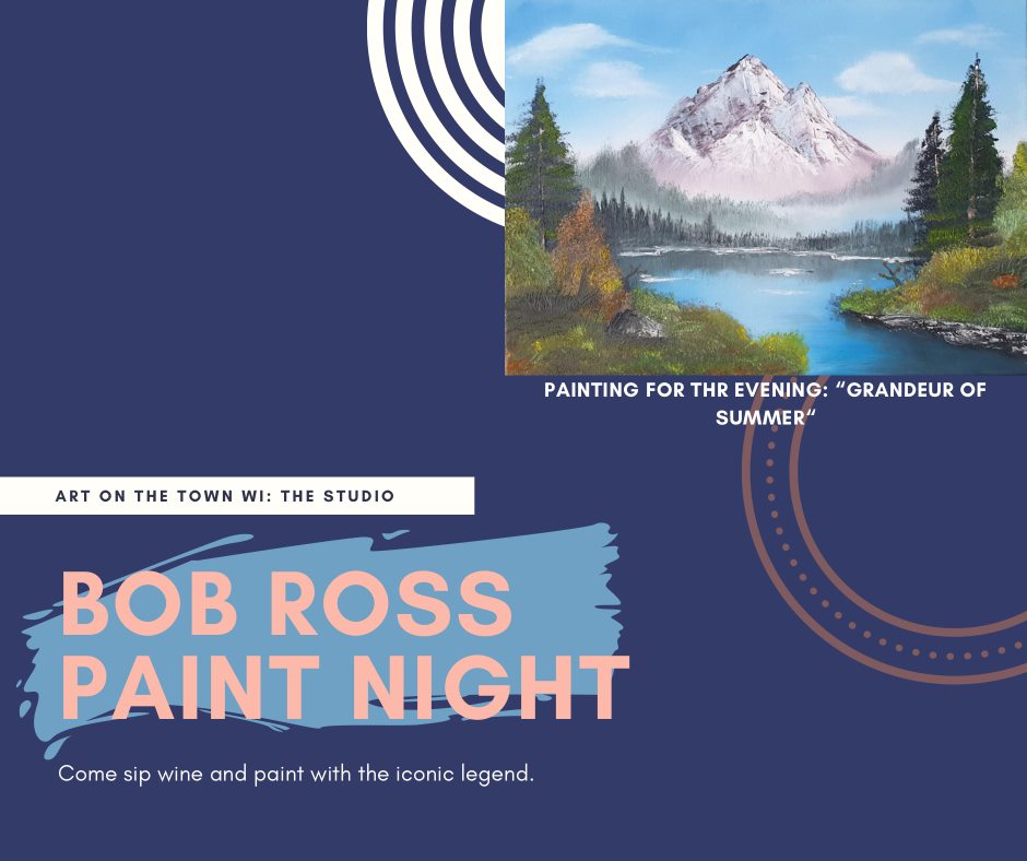 Bob Ross Paint Night Art on the Town WI