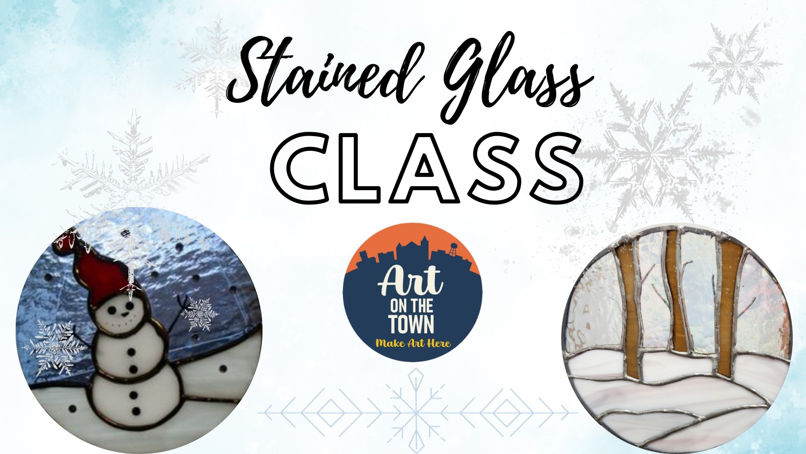 Stained Glass Class Art on the Town WI