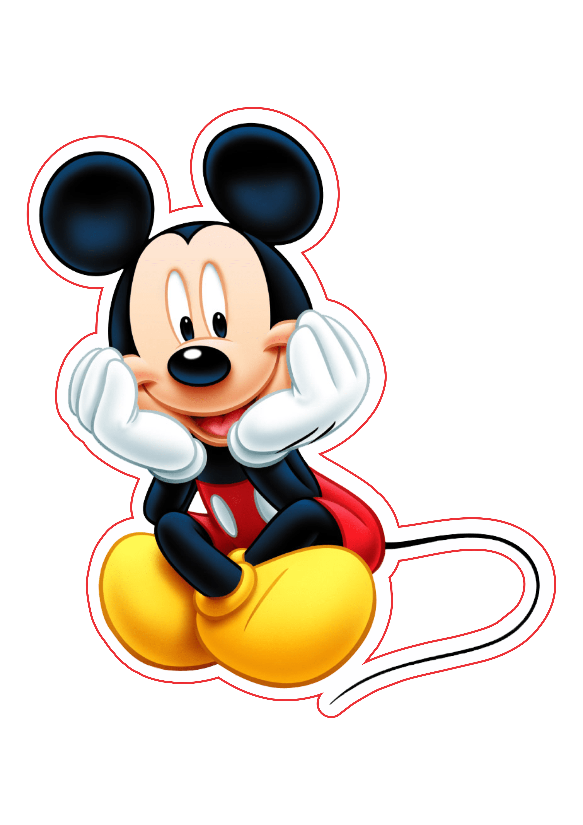 Mickey Mouse imagem com fundo transparente png