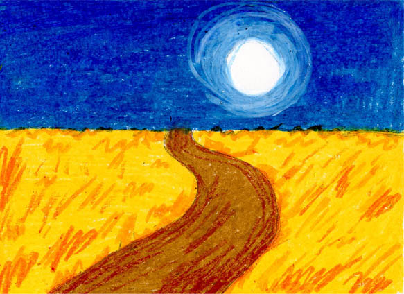 Learn to Color like Vincent Van Gogh · Art Projects for Kids