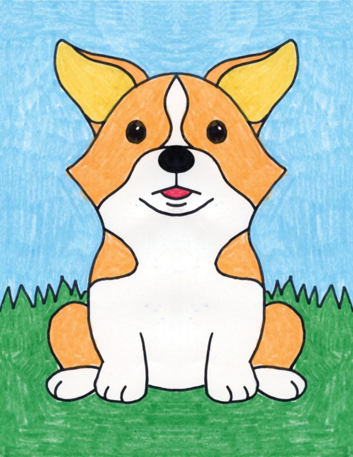 Draw a Dog · Art Projects for Kids