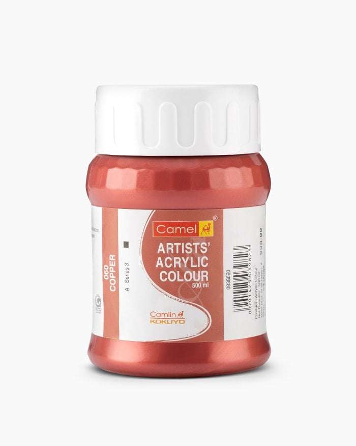 CAMEL ARTIST ACRYLIC COLOUR 500ML COPPER Best Art Supplies Store