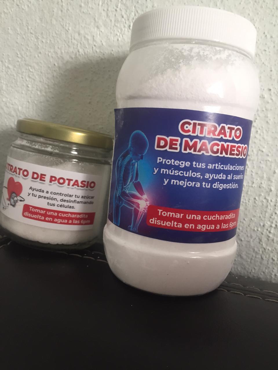 Citrato de Magnesio y de Potasio Consultorio de Ortopedia y Traumatologia