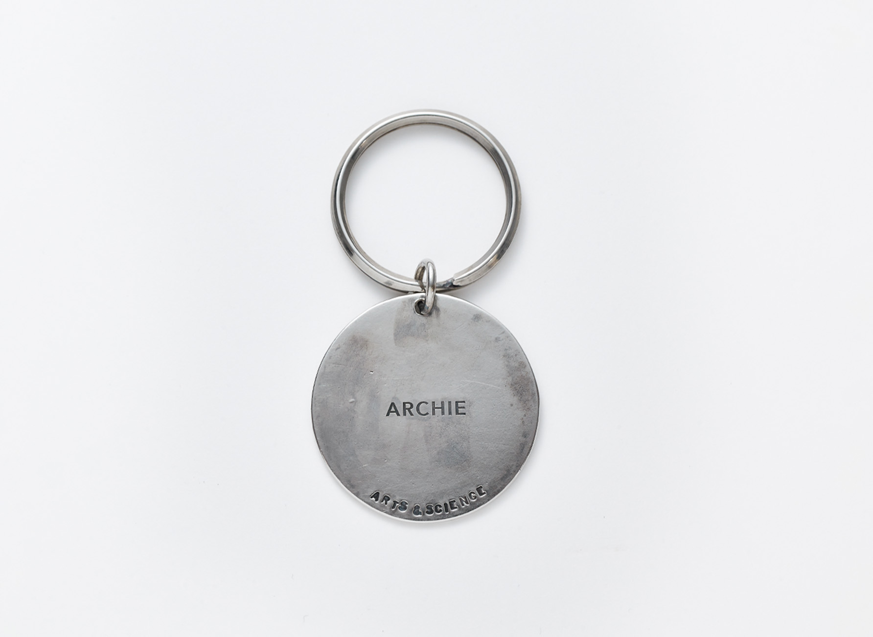 Circle Plate Key Holder Engraving Service｜ARTS&SCIENCE