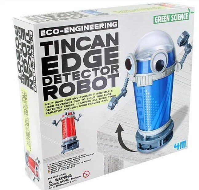 Tin can edge detector robot ARTSCAPE