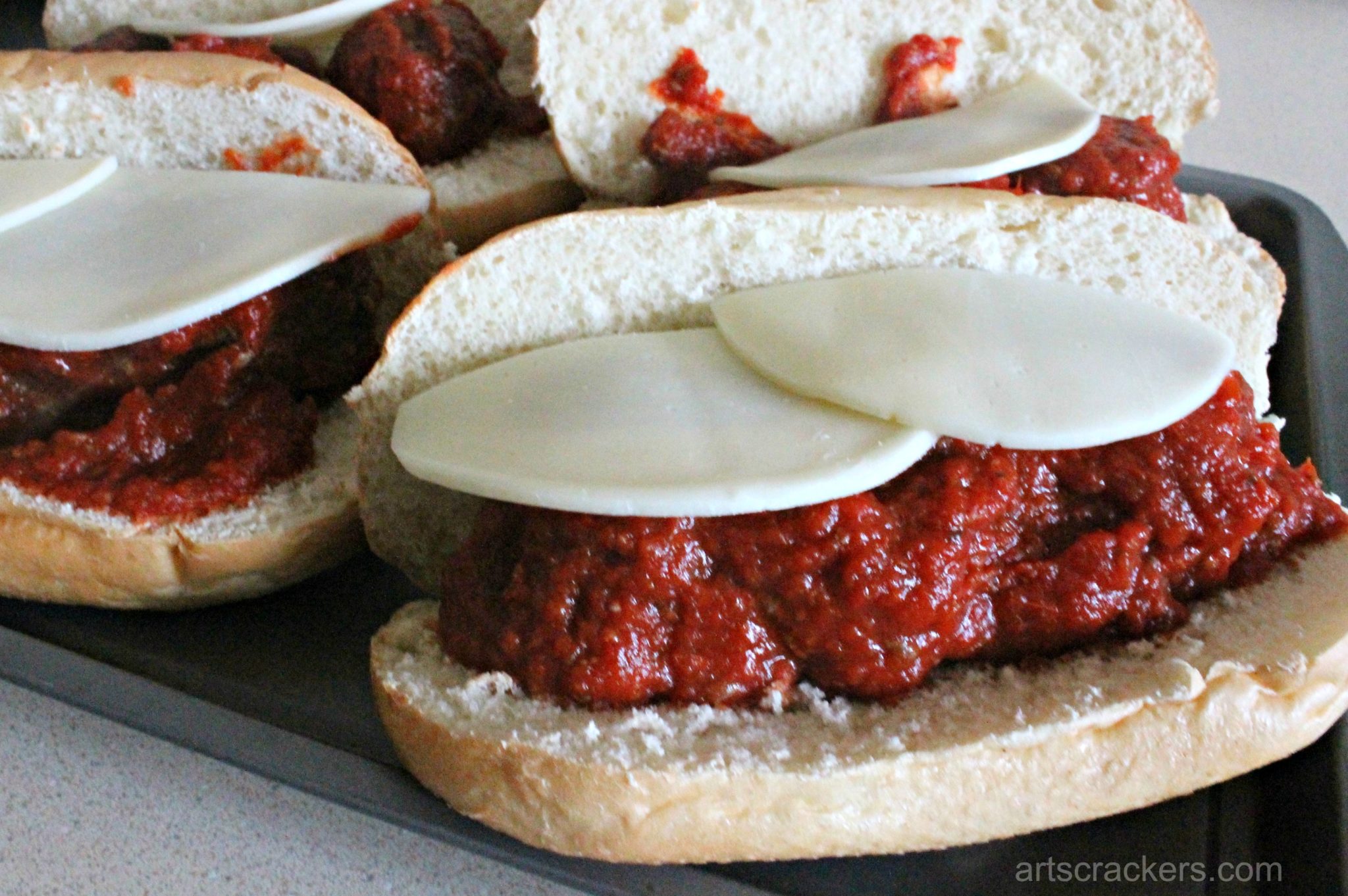 Cheesy Meatballs and Sub Recipe