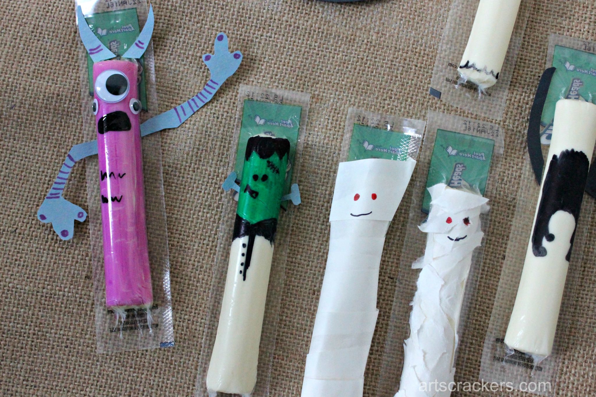 11 Fun String Cheese Wrappers for Fall