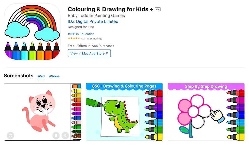 🐣 20+ Picks Best iPad Drawing App for Kids and Toddlers in 2024