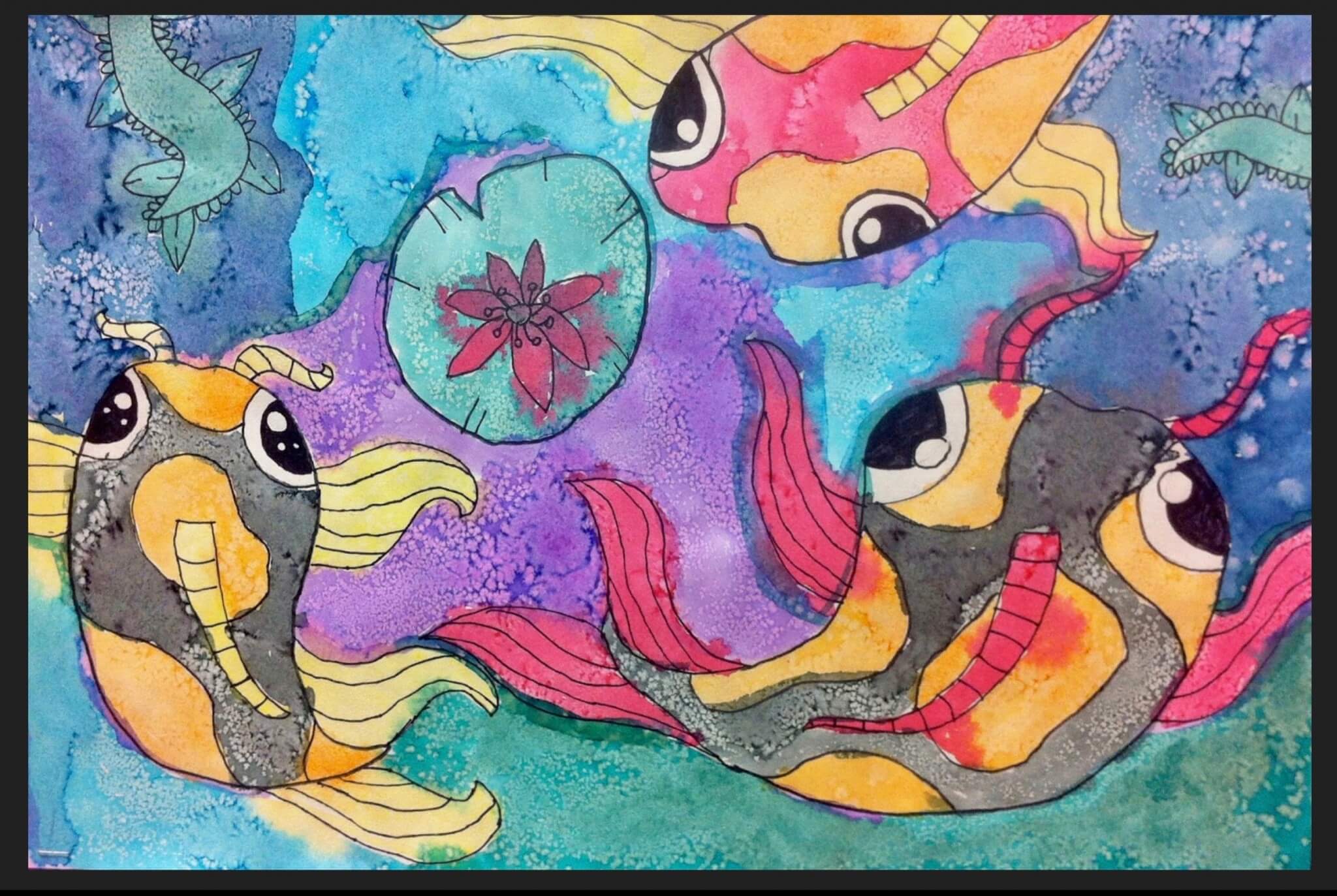 Koi Fish Painting The Institute for Arts Integration and STEAM