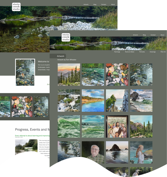 Beautiful websites for artists and photographers