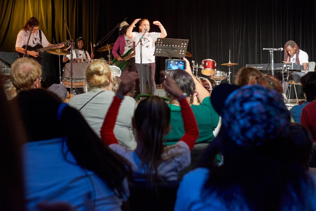 Charlotte Street Arts Centre's 2nd Fredericton Girls+ Rock Camp Showcase ArtsLink NB